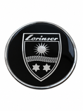 Load image into Gallery viewer, Lorinser emblem with family crest, round, large
